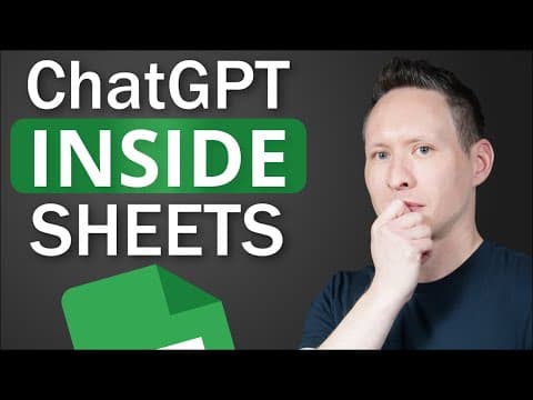 How to Use AI in Google Sheets for Productivity thumbnail
