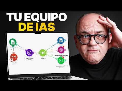 Así monté mi EQUIPO de AGENTES IA (y NO soy programador) thumbnail