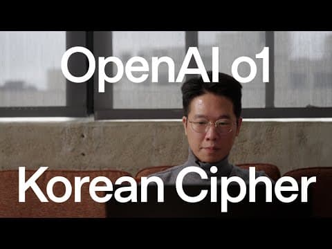 Korean Cipher with OpenAI o1 thumbnail