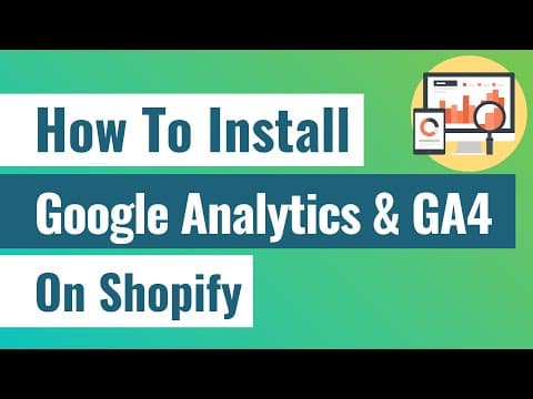 How to Install Google Analytics on Shopify Store? thumbnail
