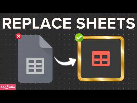 n8n Just Killed Google Sheets (And It's WAY Faster) thumbnail