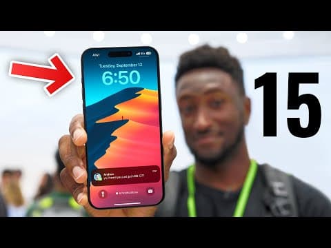 What Are the Key Features of the iPhone 15 and 15 Pro? thumbnail