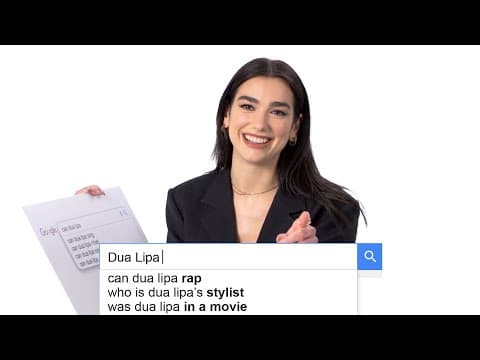 Dua Lipa Answers the Web's Most Searched Questions | WIRED thumbnail