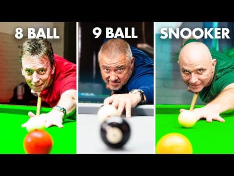 Snooker VS Pool - The Ultimate Cue Sport Battle thumbnail
