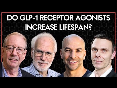 Do GLP-1 receptor agonists like Ozempic and Wegovy help slow aging or increase lifespan? thumbnail