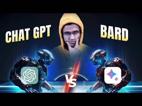 ChatGPT vs BARD, Which is better? thumbnail