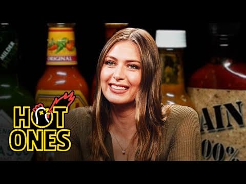 Maria Sharapova Finds Flow State While Eating Spicy Wings | Hot Ones thumbnail