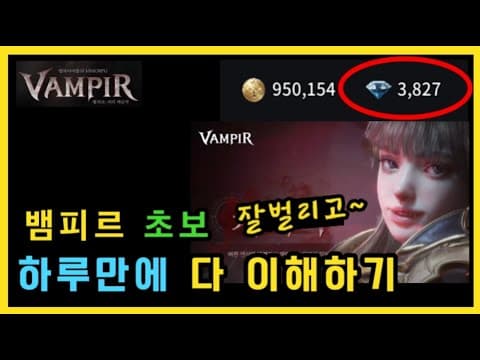 뱀피르 무소과금 첫날, 명중과 공격력을 어떻게 효율적으로 올릴까? thumbnail