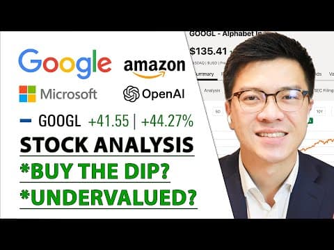 GOOGLE STOCK ANALYSIS - Time to Buy the Dip? Undervalued? thumbnail