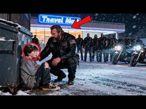 Biker Found Little Boy Frozen Behind Dumpster, What 180 Hells Angels Did to His Uncle... thumbnail