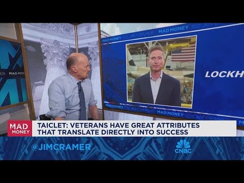 Lockheed Martin CEO Jim Taiclet goes one-on-one with Jim Cramer thumbnail