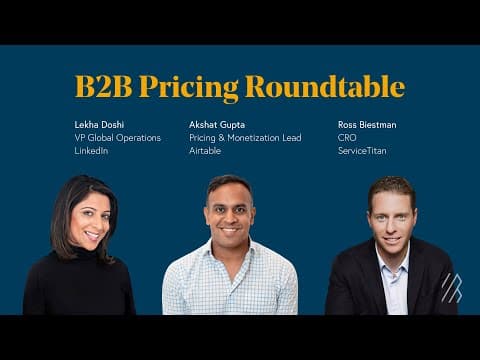 The B2B Pricing Roundtable thumbnail