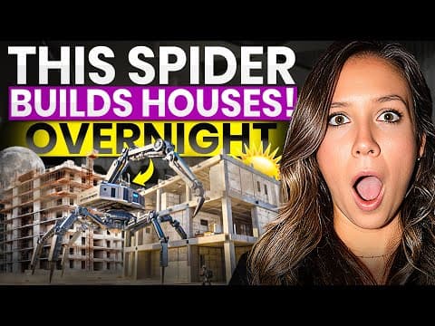 Spider Robots Are Building Houses Overnight: What This Reveals About Reality thumbnail