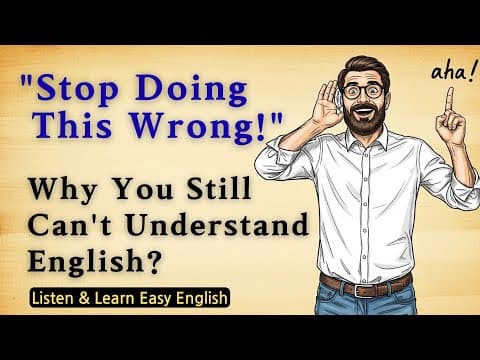 The ONLY Method That Actually Works for English Listening (30-Day Challenge Inside) thumbnail