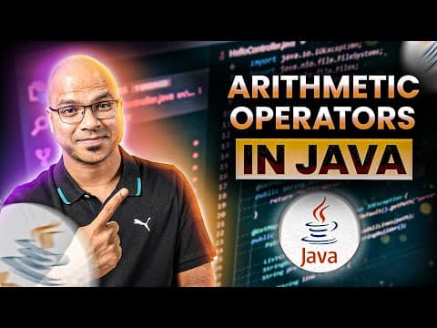 #9 Arithmetic Operators in Java thumbnail