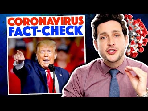 Doctor Fact-Checks President Trump On Coronavirus thumbnail