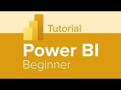 Power BI Beginner Tutorial thumbnail