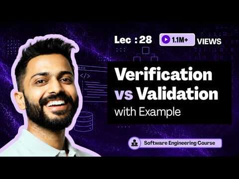 Verification vs Validation in Software Engineering thumbnail