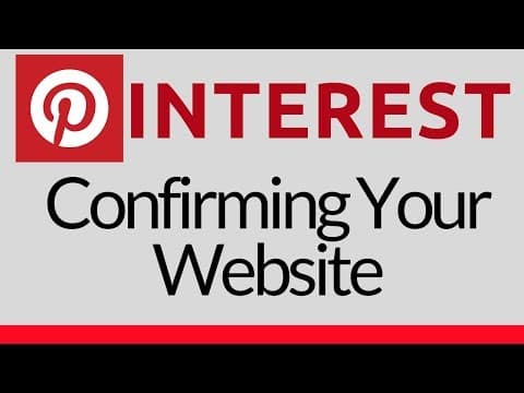 How to Confirm Your Website on Pinterest with WordPress thumbnail