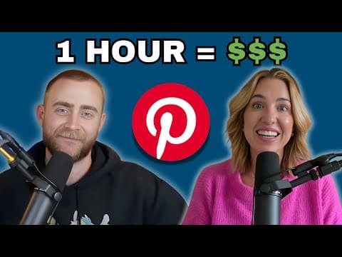 How To Make Money On Pinterest In 1 Hour Per Week with Jenna Kutcher thumbnail