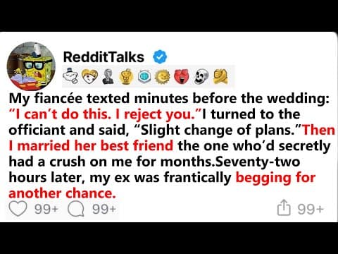 My fiancée texted minutes before the wedding: “I can’t do this. I reject you.”I turned to the... thumbnail