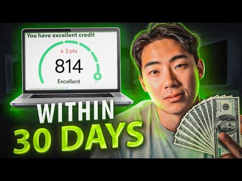 How To INSTANTLY Increase Your Credit Score (Beginners Guide) thumbnail