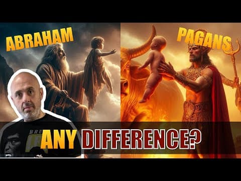 Why Did God Command Abraham To Sacrifice His Son When The Pagans Did The Same? | @shamounian thumbnail