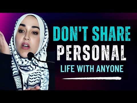 Why Islam Teaches You to Stay Private | Yasmin Mogahed on Protecting Your Peace thumbnail