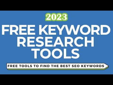 What Are the Best Free Keyword Research Tools for SEO? thumbnail