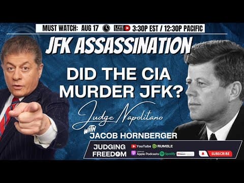 JFK Assassination - the CIA's Role w/Jacob Hornberger thumbnail