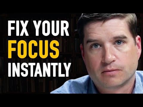 How to Improve Focus and Productivity Quickly thumbnail
