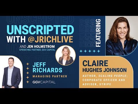 Unscripted w/ @jrichlive and Jen Holmstrom ft. Claire Hughes Johnson thumbnail
