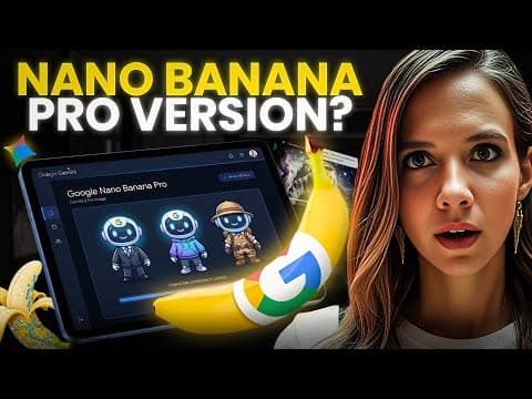 Google’s Nano Banana Pro Just Changed Everything (And You Can Try It Right Now) thumbnail