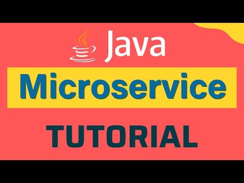Microservices Tutorial for Beginners thumbnail
