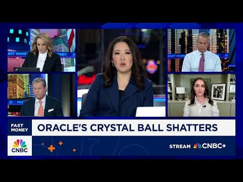 'Fast Money' traders talk what is driving Oracle's stock lower thumbnail