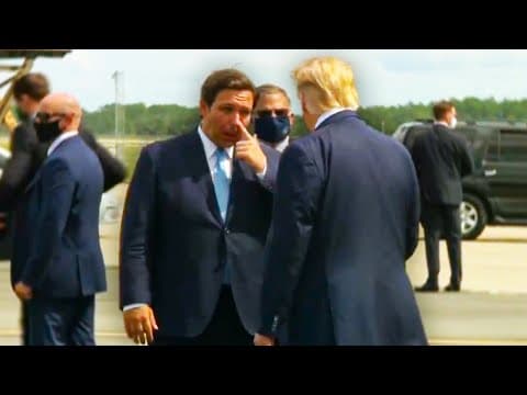 Watch DeSantis Pick His Nose as Trump HUMILIATES HIM thumbnail
