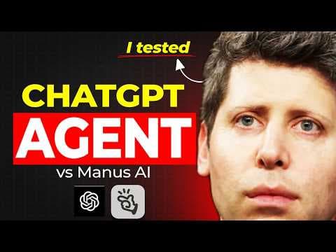 ChatGPT Agent vs Manus AI - AI Agents King ?! thumbnail