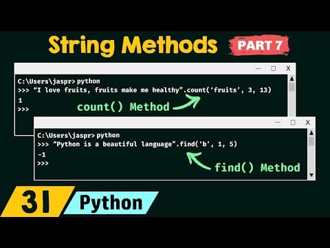 String Methods in Python (Part 7) thumbnail