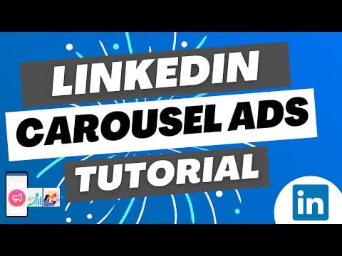 LinkedIn Carousel Ads Tutorial 2023 thumbnail