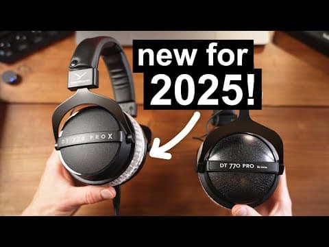 Beyerdynamic DT 770 PRO X vs DT 770 PRO Headphones thumbnail