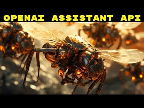 How to Create AI Assistants Using OpenAI API thumbnail