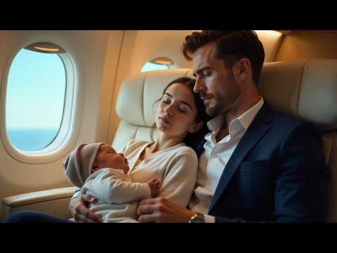 Poor Girl With her Baby Falls Asleep On A CEO's Shoulder On A Flight, But Wakes Up Shocked When He… thumbnail
