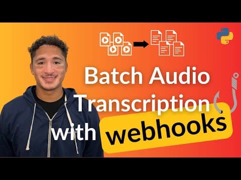 How to Transcribe Multiple Audio Files Using Webhooks? thumbnail