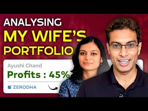 My wife made 45% returns (2 years) in the stock markets? | Simple strategies | Akshat Shrivastava thumbnail