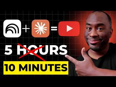 How I Create YouTube Videos In 10 Minutes With AI thumbnail