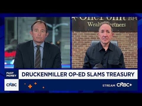 How did Druckenmiller critique Bessent’s bond moves and the Fed’s influence thumbnail