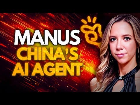 MANUS AI: China's AI Agent That's CRUSHING OpenAI (Full Breakdown) thumbnail