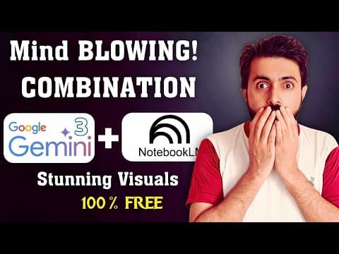 This Gemini 3 + NotebookLM Workflow Makes Your AI Visuals Actually Useful thumbnail