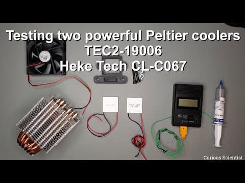 Which Peltier Cooler Performs Better: TEC2-19006 or CL-C067? thumbnail