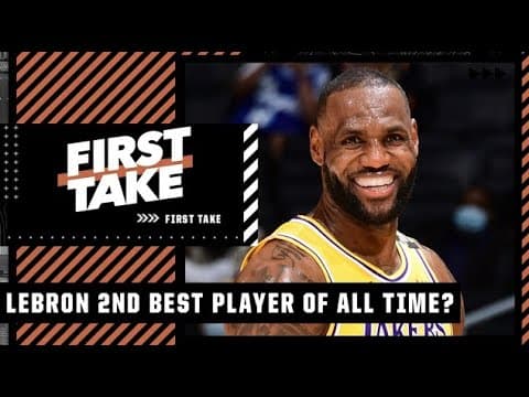 Is LeBron the second-best player off all time? Stephen A. & Mad Dog debate | First Take thumbnail